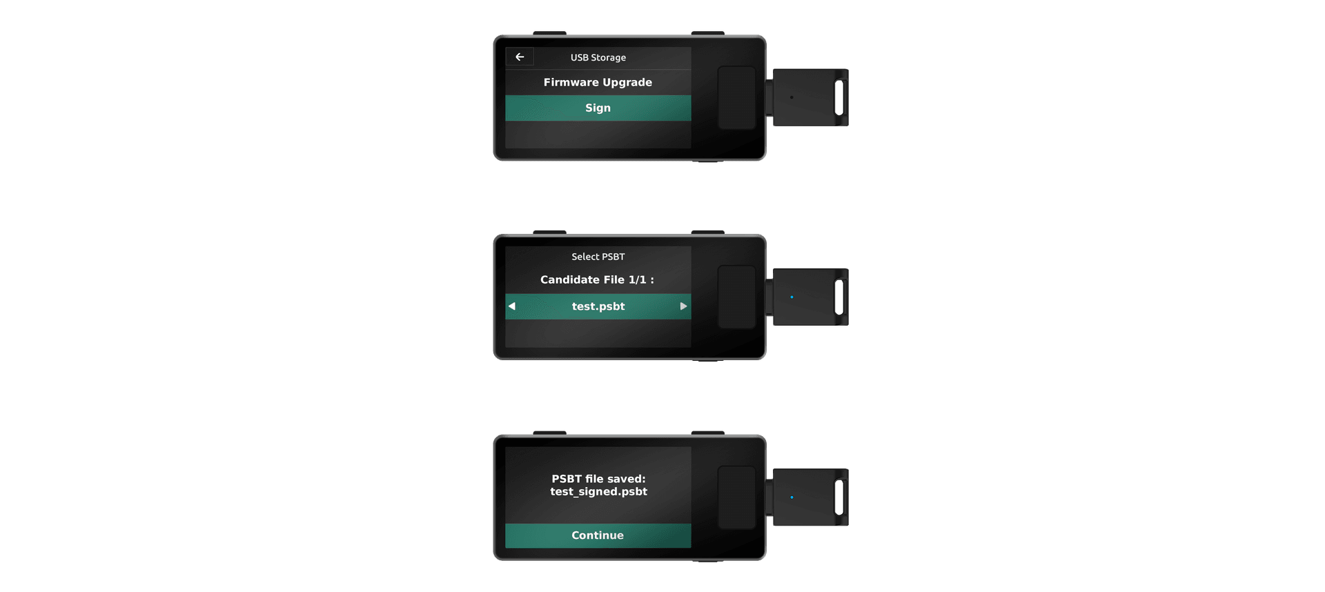 Export PSBT step 5