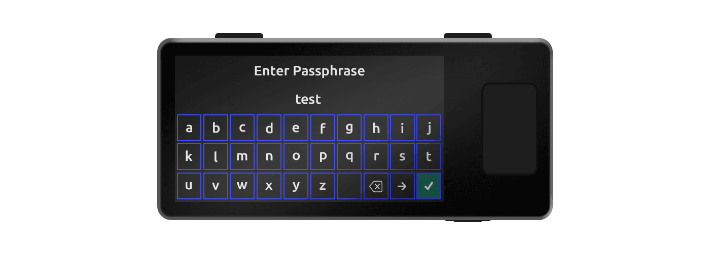 Jade showing a different wallet after a passphrase change