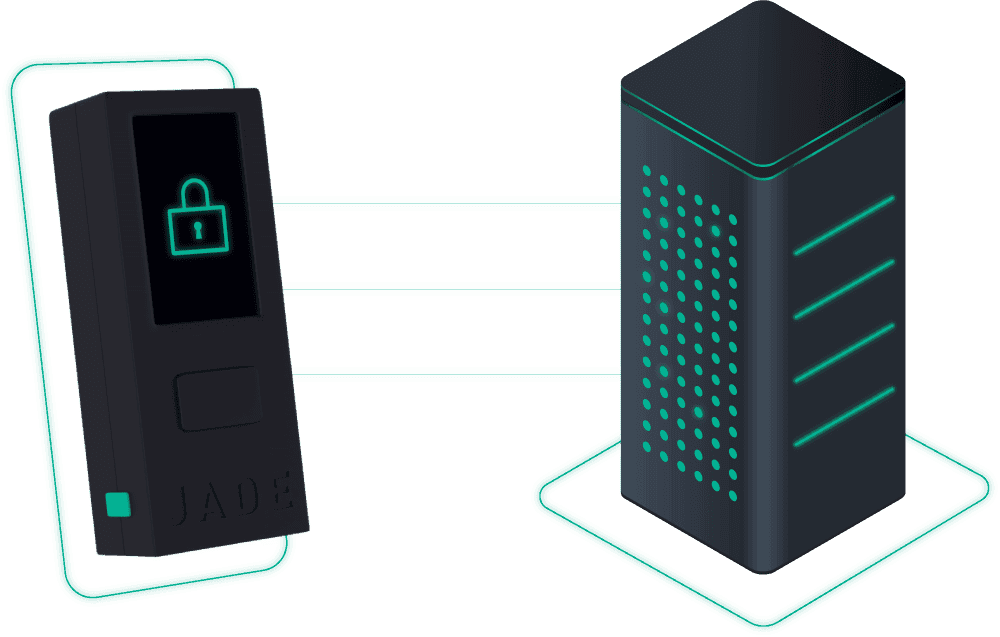 Diagram of the Virtual Secure Element combining the user PIN, the Jade secret, and the oracle secret