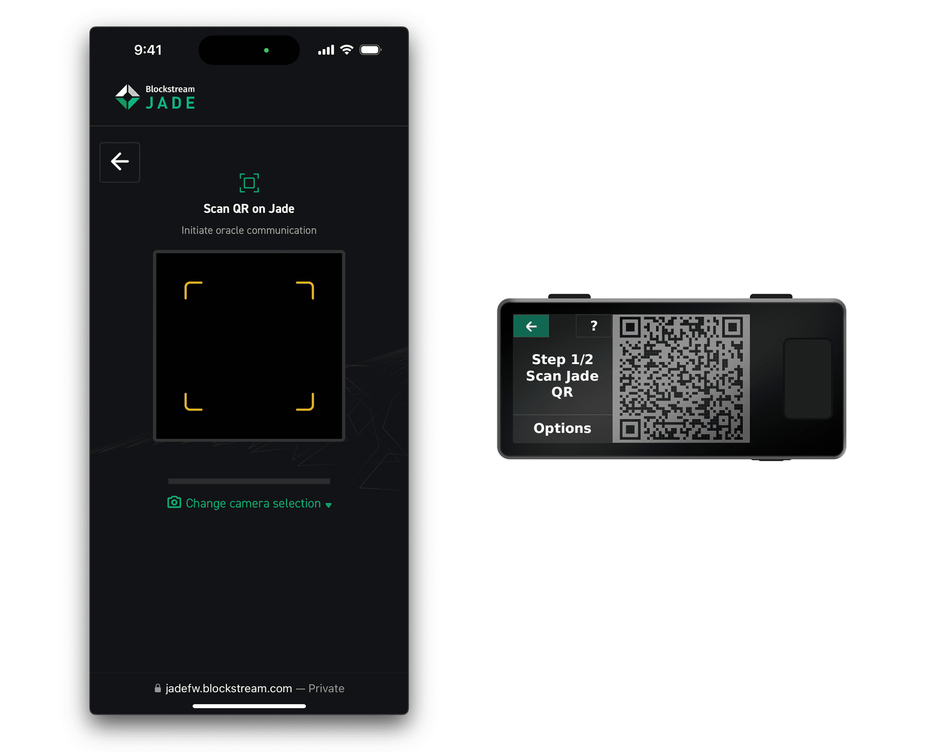 Jade Plus Options with QR Density set to Low