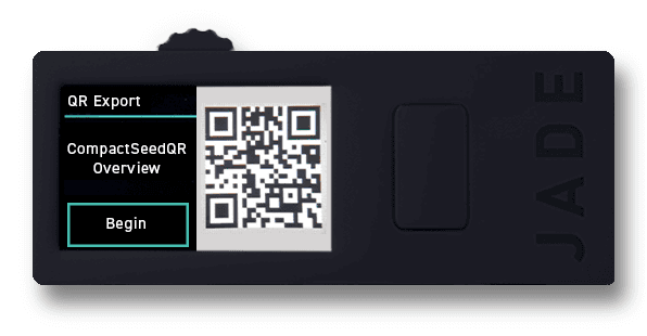 Jade Begin prompt before drawing or stamping the SeedQR