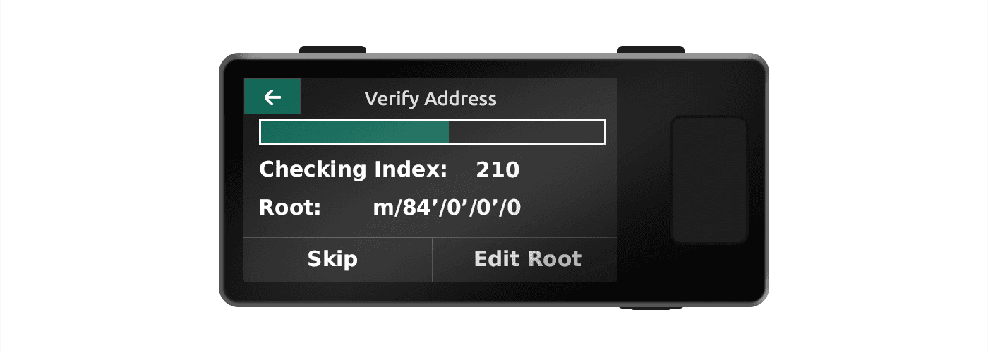 Jade Plus Edit Root settings for the address index