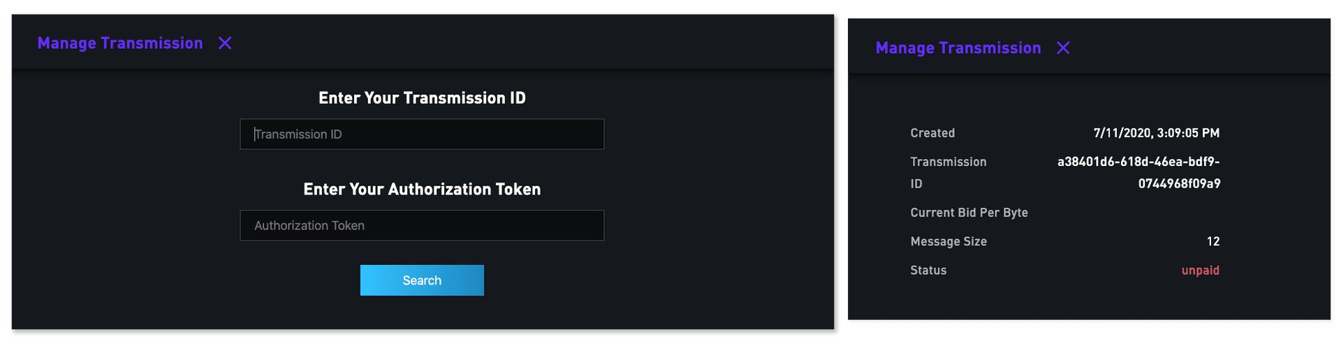 Bid price being changed to re-prioritize a transmission