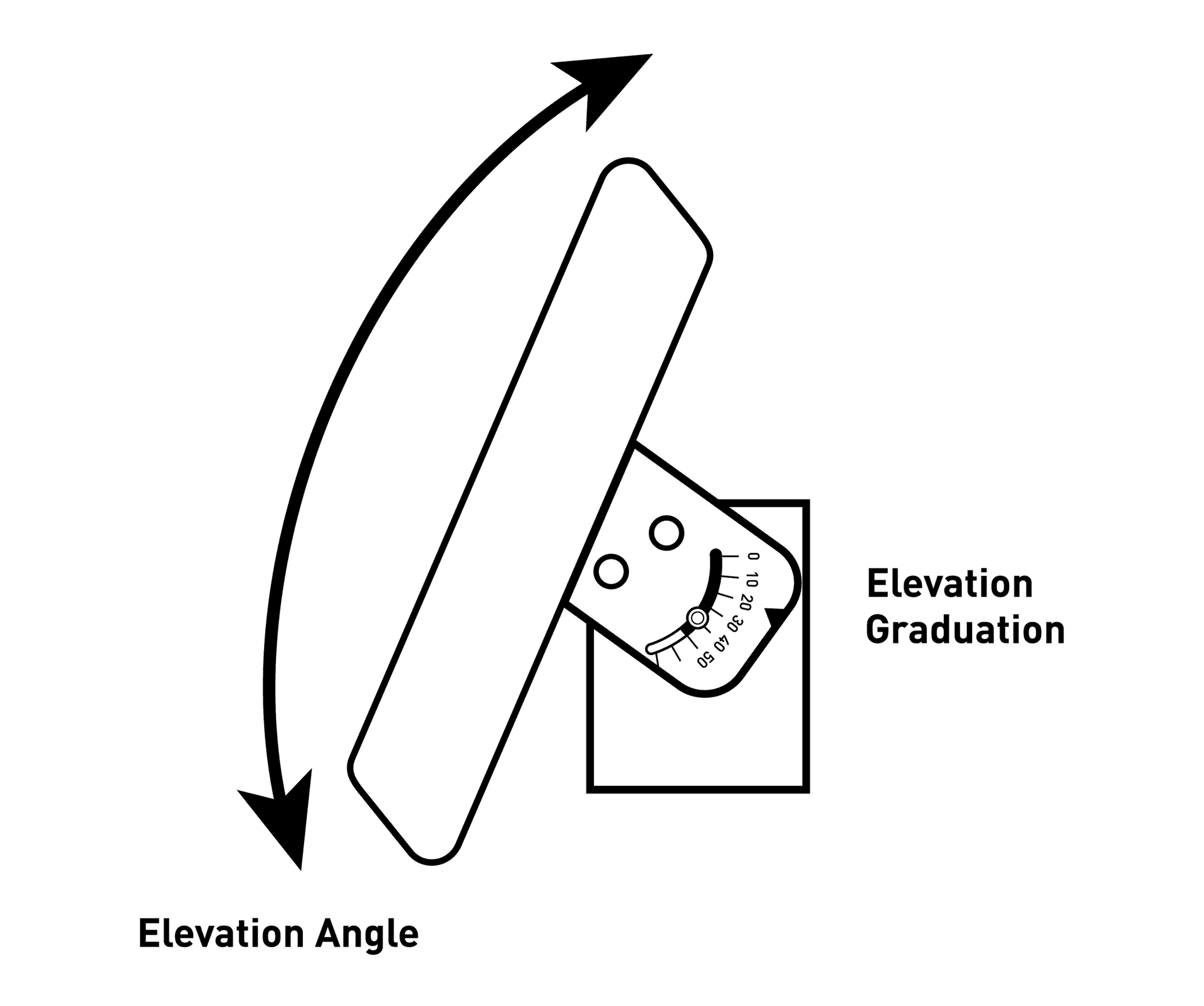 Alignment guide on a flat-panel antenna mount