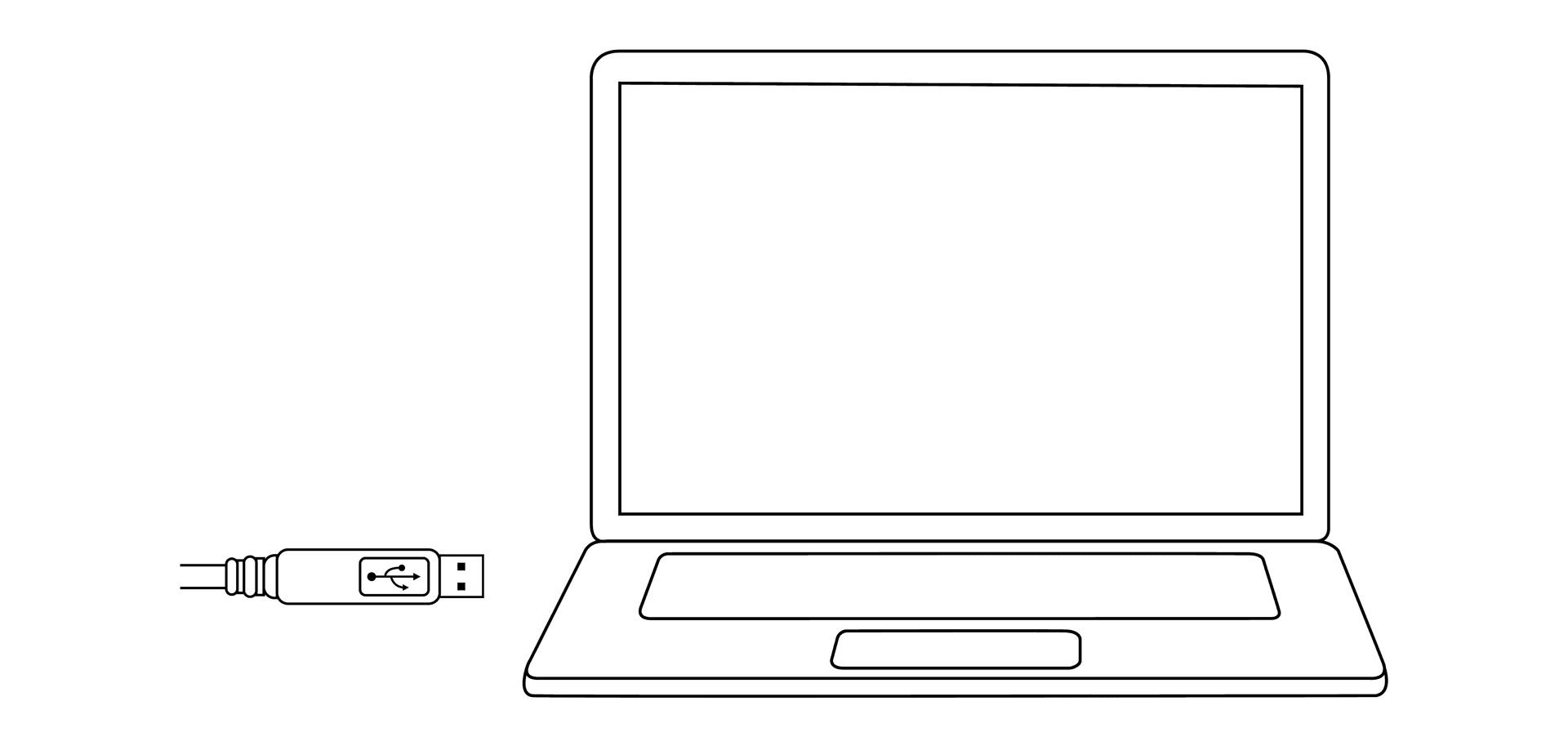 USB cable connected from the TBS5927 to a computer
