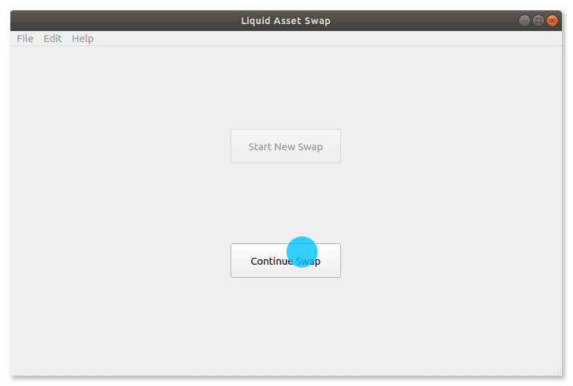 Liquid Swap Tool field for the proposal text from the proposer