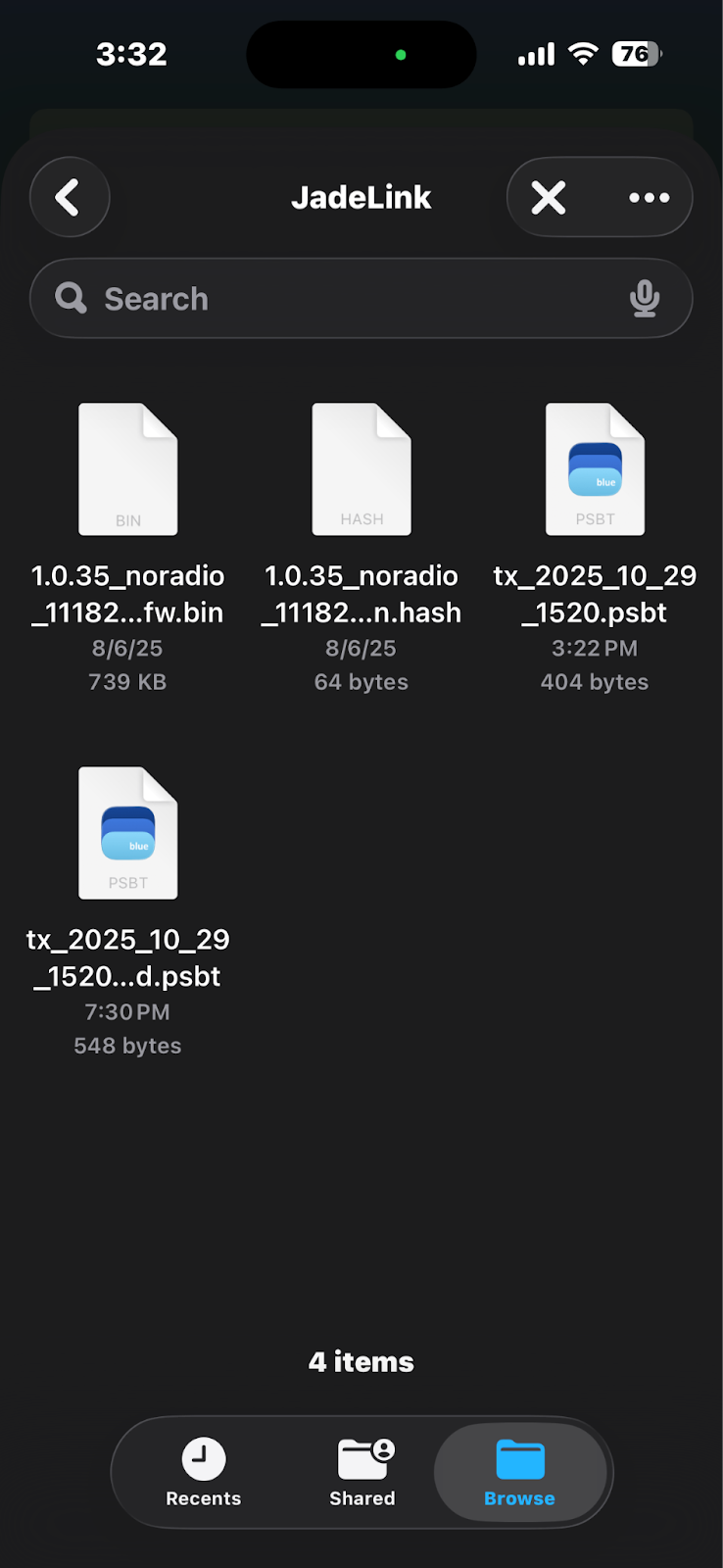 Broadcast transaction