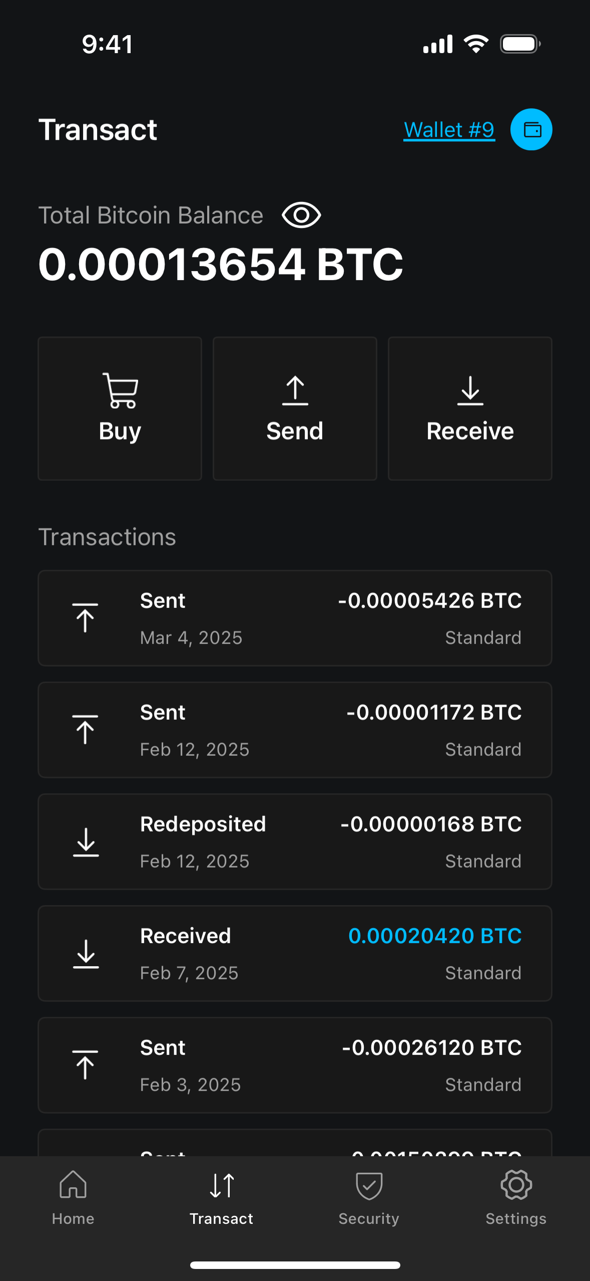Receive option